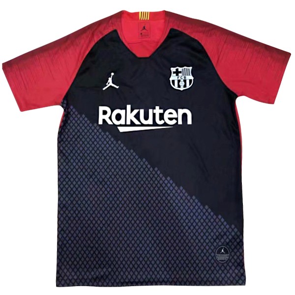 Jordan Trikot Trainingsshirt Barcelona 2018-19 Schwarz Rote Fussballtrikots Günstig